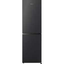 Hisense RB327N4ABD 56cm Free Standing Fridge Freezer Black / Stainless Steel D