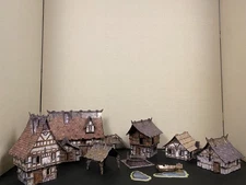 Battle Systems: Fantasy Village - Modular Terrain -PRE-BUILT STRUCTURES! (VIDEO)