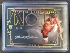 2024-25 Panini Noir Reed Sheppard Spotlight Signatures Rookie RC Auto #/99