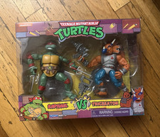 Playmates Toys TMNT Raphael vs Triceraton 2-Pack Action Figures Boxed
