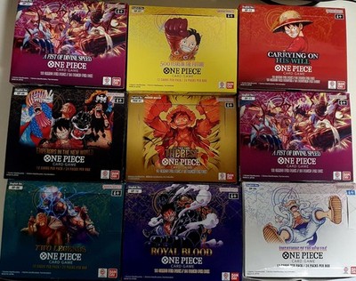   One Piece Card TCG Red Playset Box   SR Set + Leaders + Rares+ ~300 C/UC
