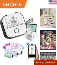 Bluetooth Pocket Labeler - Portable Thermal Sticker Maker