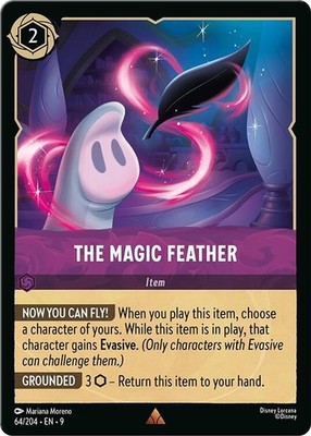 Disney Lorcana TCG - Fabled - The Magic Feather Rare 64/204