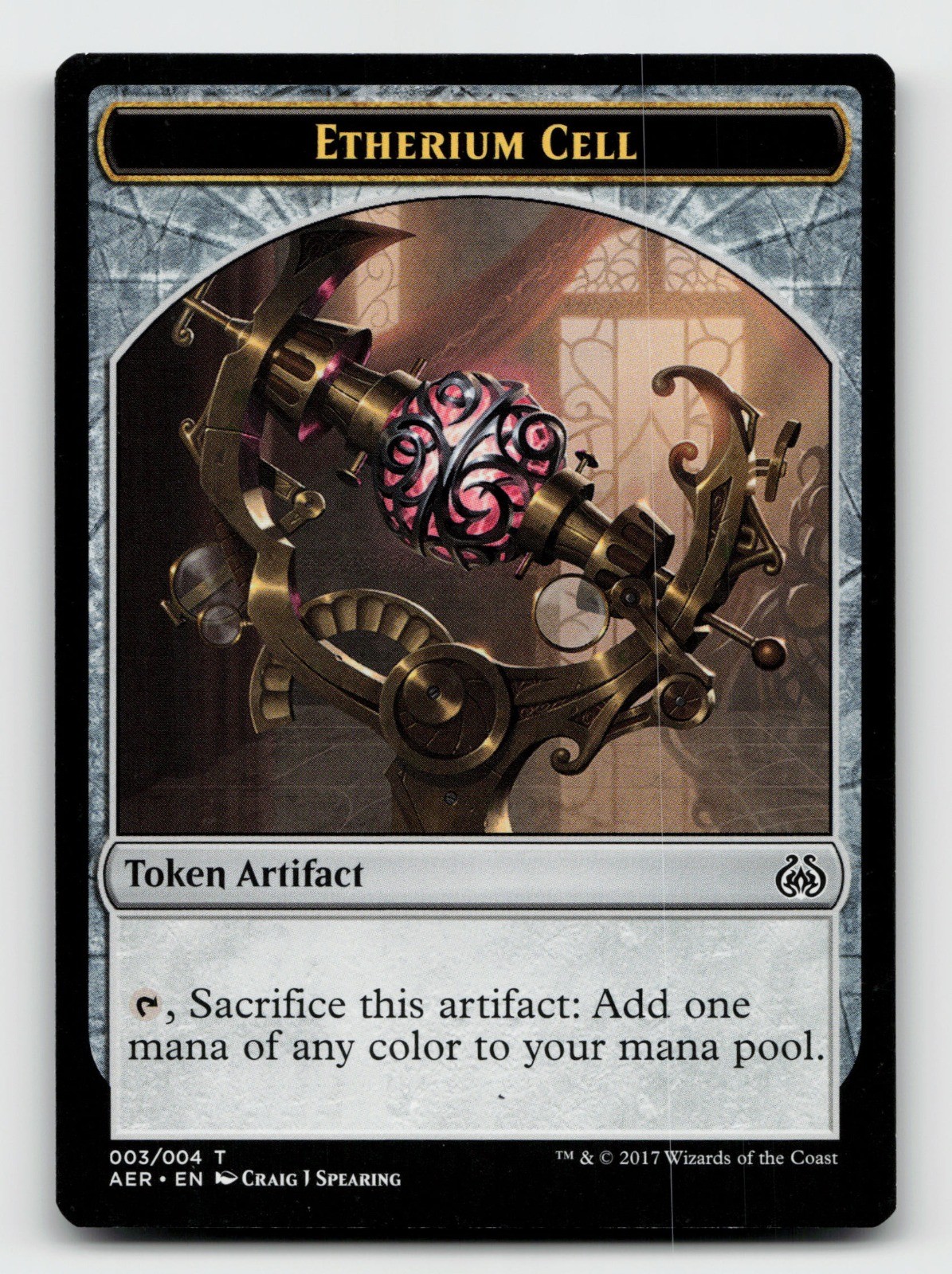 Etherium Cell Token 3 (NM) Aether Revolt 2017 T