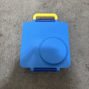 Omie Blue Sky OmieBox Kids Bento Lunch Box,Plastic,Blue Sky