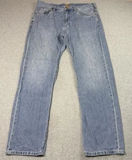 Tommy Bahama Jeans Mens 36x32 Standard Stretch Denim Straight Leg Light Wash
