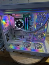 White R9 9950X3D 32G  Gaming computer