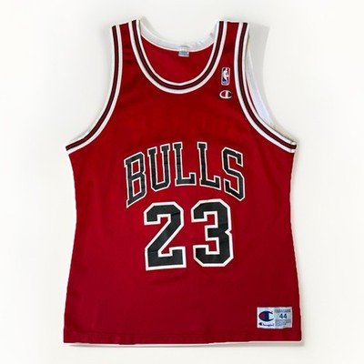 Michael Jordan Chicago Bulls Jersey 44 Red 90s Champion NBA