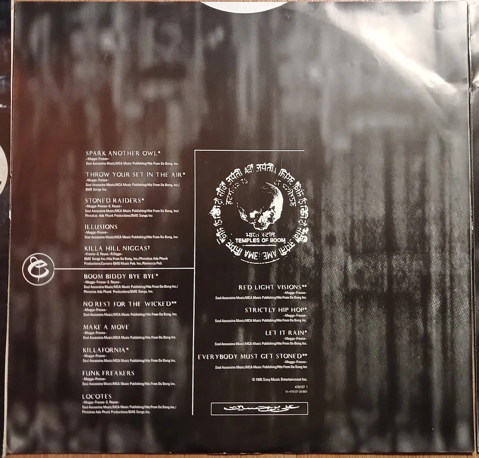 Cypress Hill – III - Temples Of Boom - Vinyl Album 2 LP´s - Bild 3 von 4