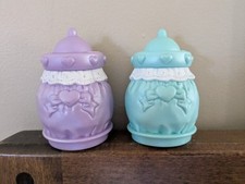 Fisher Price Puffalump Kids Baby Bottle Set Purple and Blue