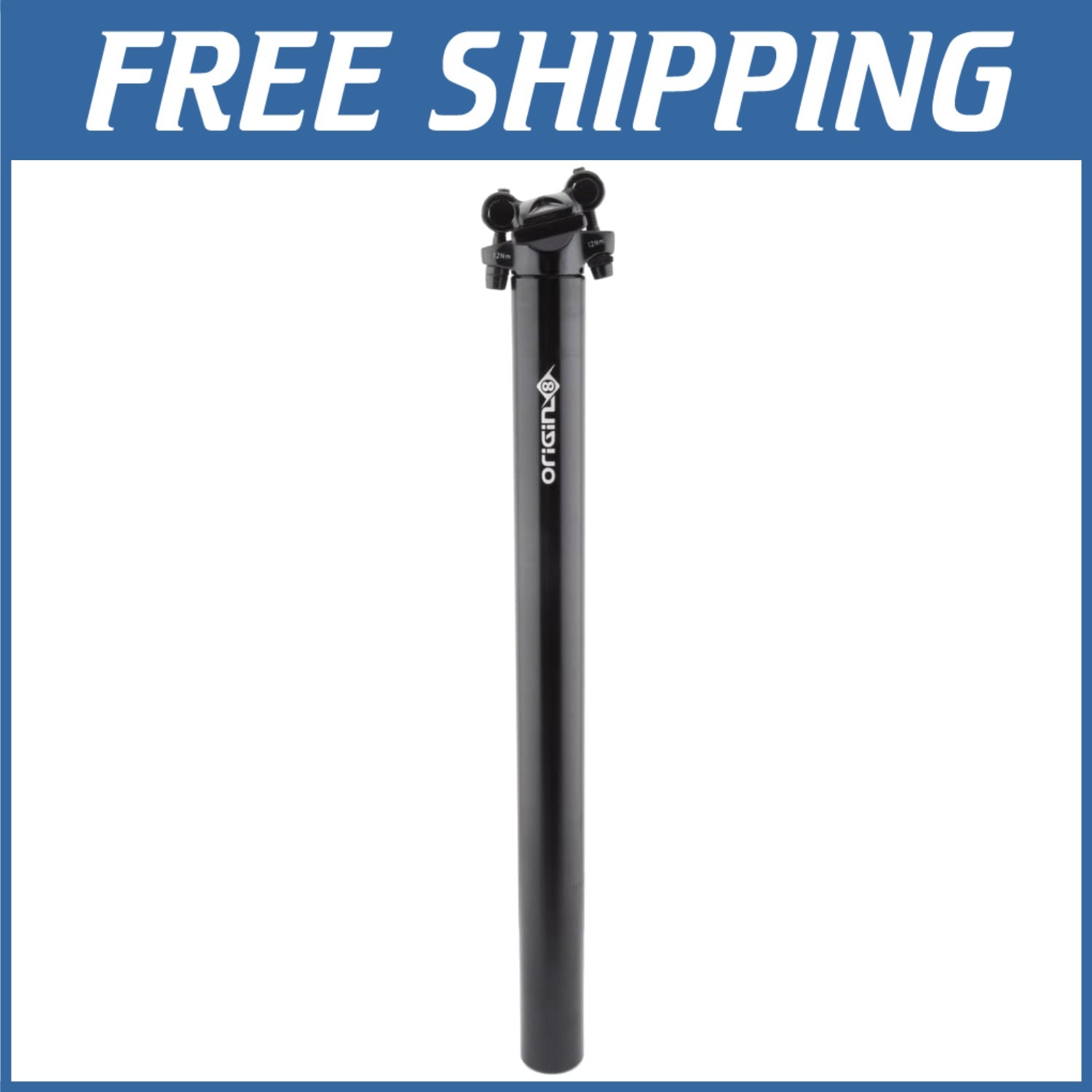 Stylish Black Bike Seat Post - Pro-Fit Alloy