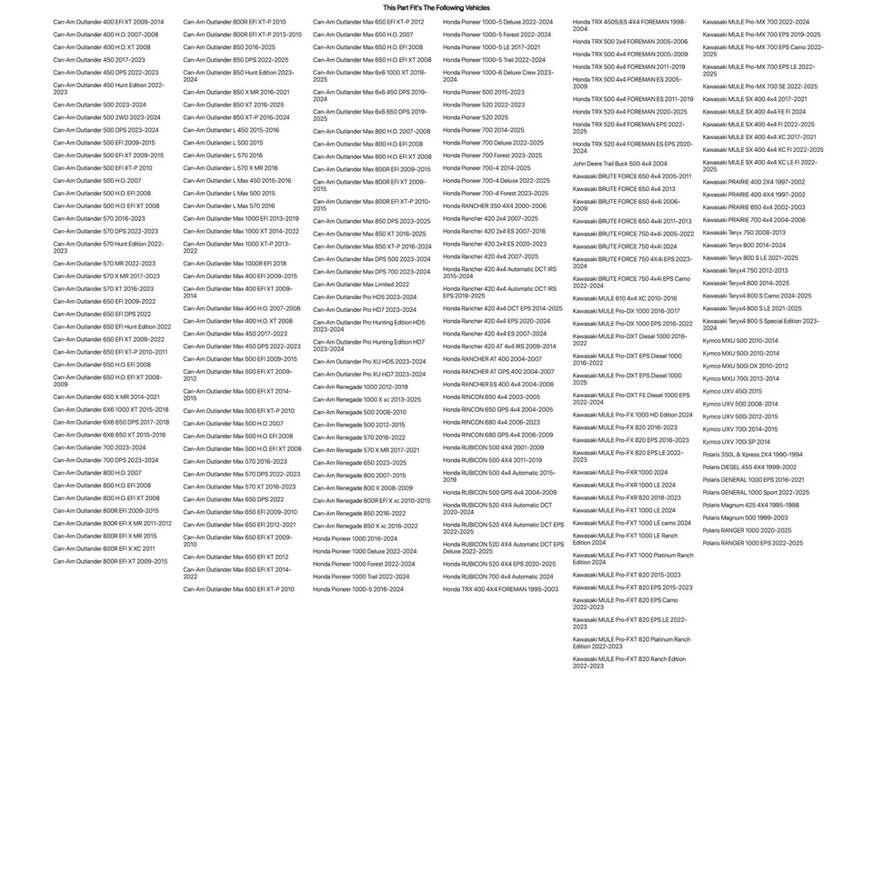 (Paquete de 2) Neumático Tusk TriloBite® HD 8 capas 26x9-12 para KYMCO UXV 700i 2014-2015 Foto 3 de 4