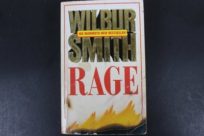 Rage Wilbur Smith 1988 Pan Books Thriller South Africa Fiction Novel PB