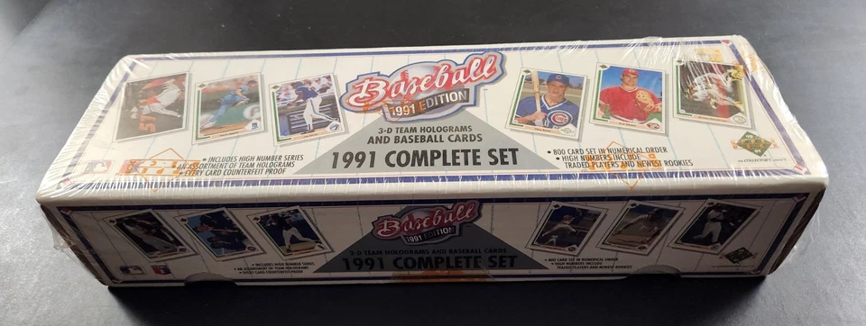 1991 Factory Sealed Upper Deck Set, 800 Cards & 3-D Team Hollograms  - Image 2 of 4
