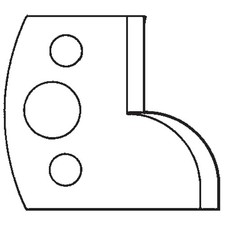 Scheppach Profilmesser Paar 63207411 ID.-NR. 100 129 061 wie Leitz 026199