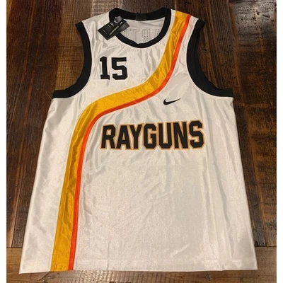 Nike Roswell Rayguns Vince Carter Basketball Jersey White CV1970-100 Mens M - Image 1 of 3