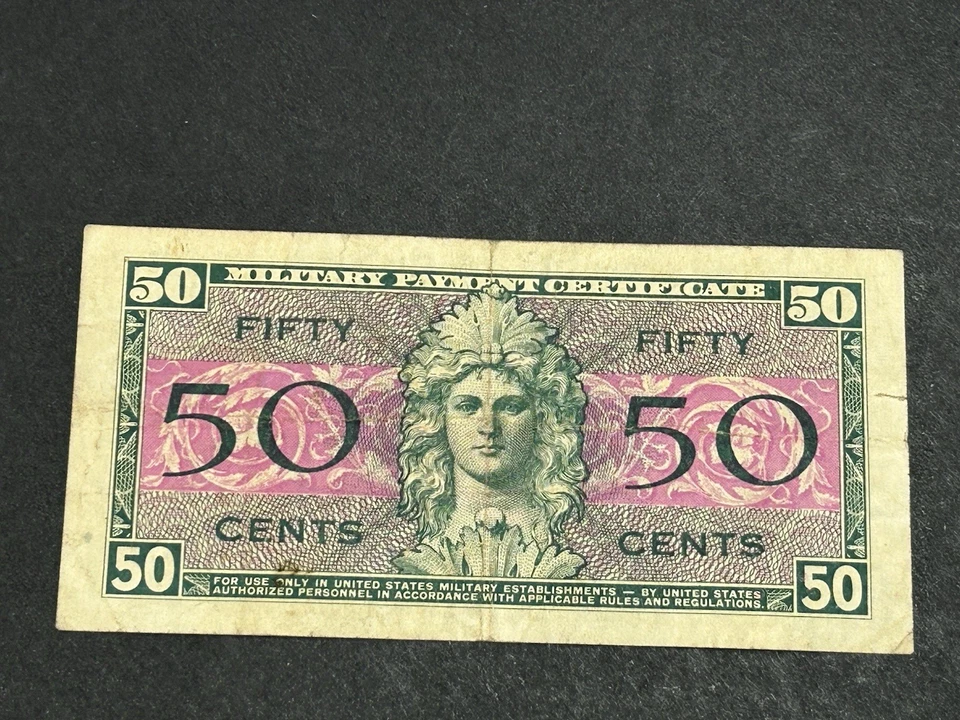 50 Cent Military Payment Certificate Series 521 LOW Shipping!!! - Image 2 of 2