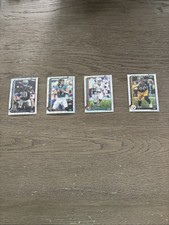 Lot Of 4 Cards Tj Watt, Joe Milton, Tyreek Hill, Trevor Lawrence Topps Chrome