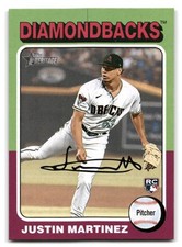 Justin Martinez 2024 Topps Heritage Baseball #169 Arizona Diamondbacks Rookie RC