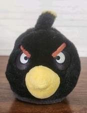 Angry Birds Rovio Black Bird Bomb Plush Stuffed Animal Toy Blackbird 5 Inch