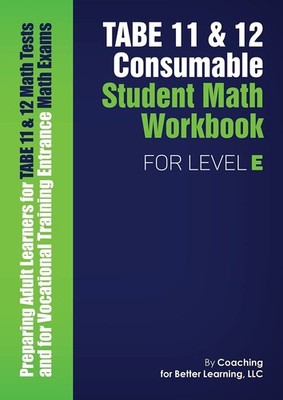 Coaching for Bett TABE 11 and 12 Consumable Student Math Workbook  (Taschenbuch)