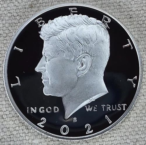 2021-S Kennedy Silver Half Dollar Proof DCAM .999 US Mint Coin 50C Free Shipping