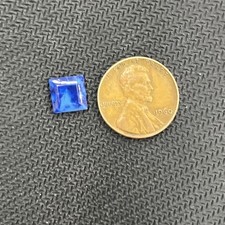 Dark Blue Color Mosaic Tiles Shine Crystal Mosaic Square Pieces