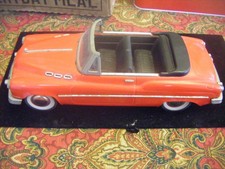 Vintage 50's Fifties Japan Tinplate 1950 BUICK Sedan Red Friction Car No Box
