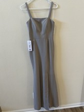 Azazie Silver Gianetta Bridesmaids Dress Size A2