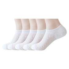 5 Pairs Bamboo Cotton No Show Ankle Socks Low Cut Sports Socks Men Women