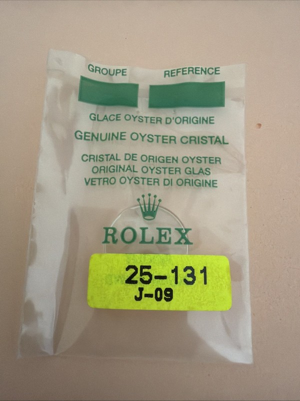 Genuine Rolex Tudor 25-131 Crystal Vintage Lady Date & Datejust NOS SEALED