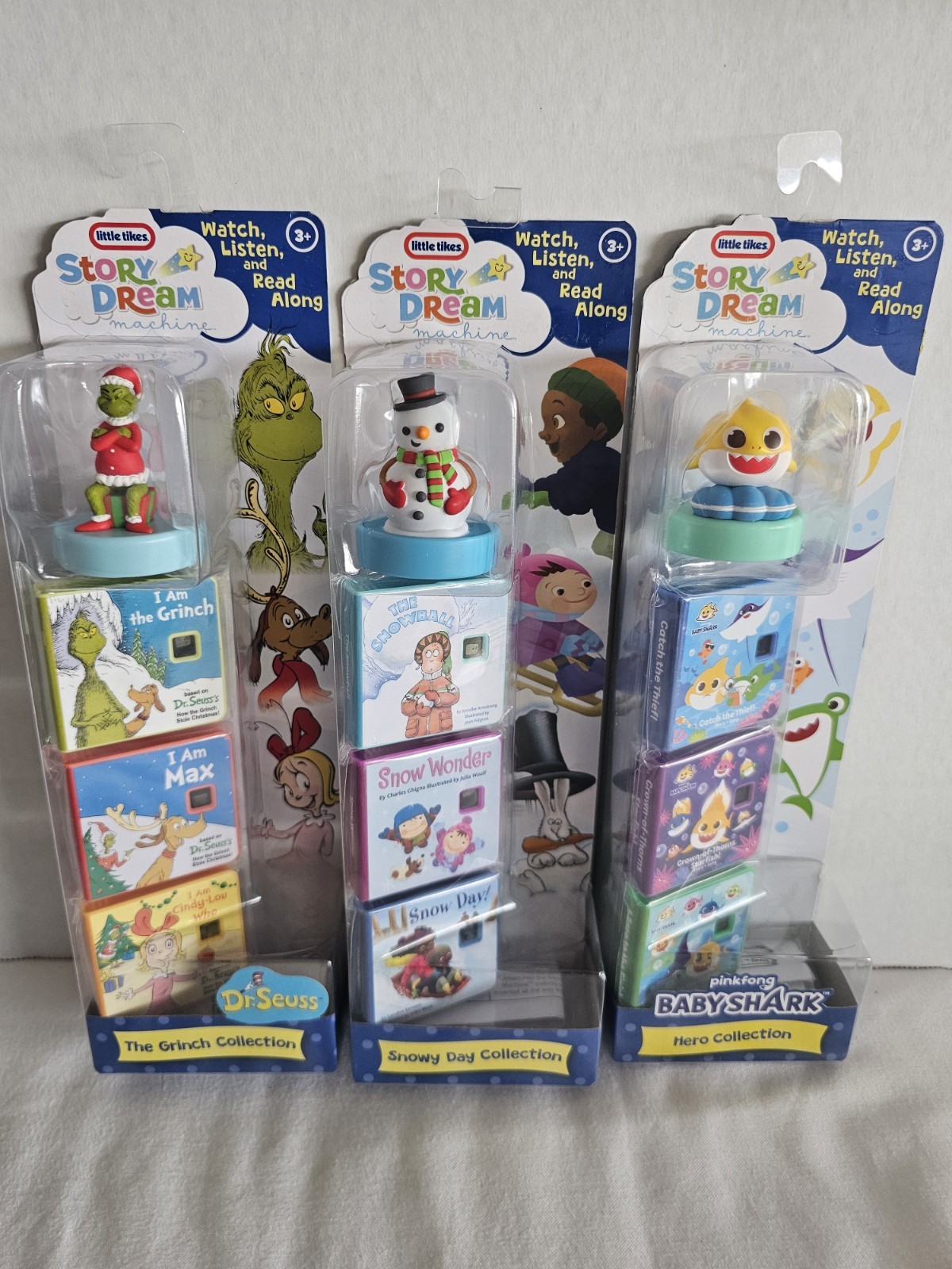 Lot Of 3 Little Tikes Story Dream Machine Book Cartridges Th