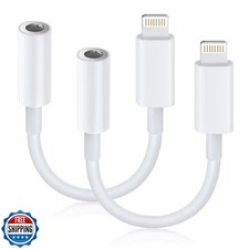 Lightning to 3.5mm Headphone Jack Adapter Apple MFi Certified H