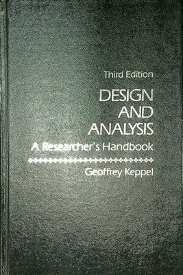 DESIGN AND ANALYSIS KEPPEL GEOFFREY PRENTICE HALL 1991 \ GEBUNDEN