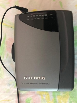 Grunding k-gw50 g.dh83 stereo radio cassette player am fm ultra bass system