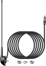 16 Inch AM/FM Universal Top/Side Mount Antenna for Vehicle Truck Boat ATV UTV RV