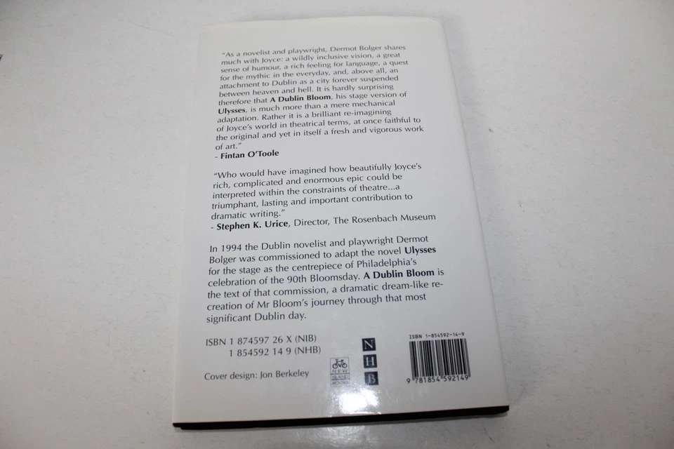 A Dublin Bloom Dermot Bolger / James Joyce 1995 Limited edition Signed HC/DJ - Image 4 of 4