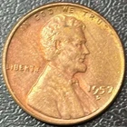 1957-D Lincoln Wheat Cent • BU to Almost Uncirculated • Denver Mint • Key