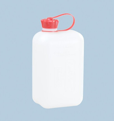FuelFriend BIG 2,0l HD-PE natur mit roter Verschraubung, Kraftstoffkansiter