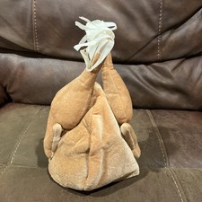 Thanksgiving Plush Roasted Turkey Hat for Adults - Turkey Head Costume Access...
