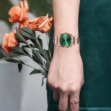 ☚Watch Elegant Vintage Simple Style Quartz Waterproof Bracelet Strap Rhinest ZVN