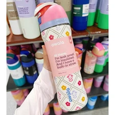 Owala 24Oz Water Bottle FreeSip Garden Whimsy Special Edition In Hand Bottle NEW