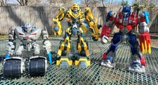 Hasbro Transformers Set Of 3-(Optimus Prime, Bumble Bee & Sideswipe) SEE DETAILS