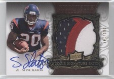 2008 Exquisite Collection Rookie Signature /199 Steve Slaton #165 Patch Auto 2k0