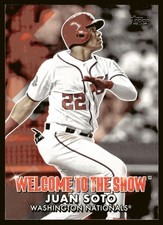 2022 Topps #Wtts-11 Juan Soto Welcome to the Show MLB Baseball Mets Card
