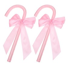 2pcs Cosplay Bowknot Cane: Halloween Costume Accessories Role Play Props Photo