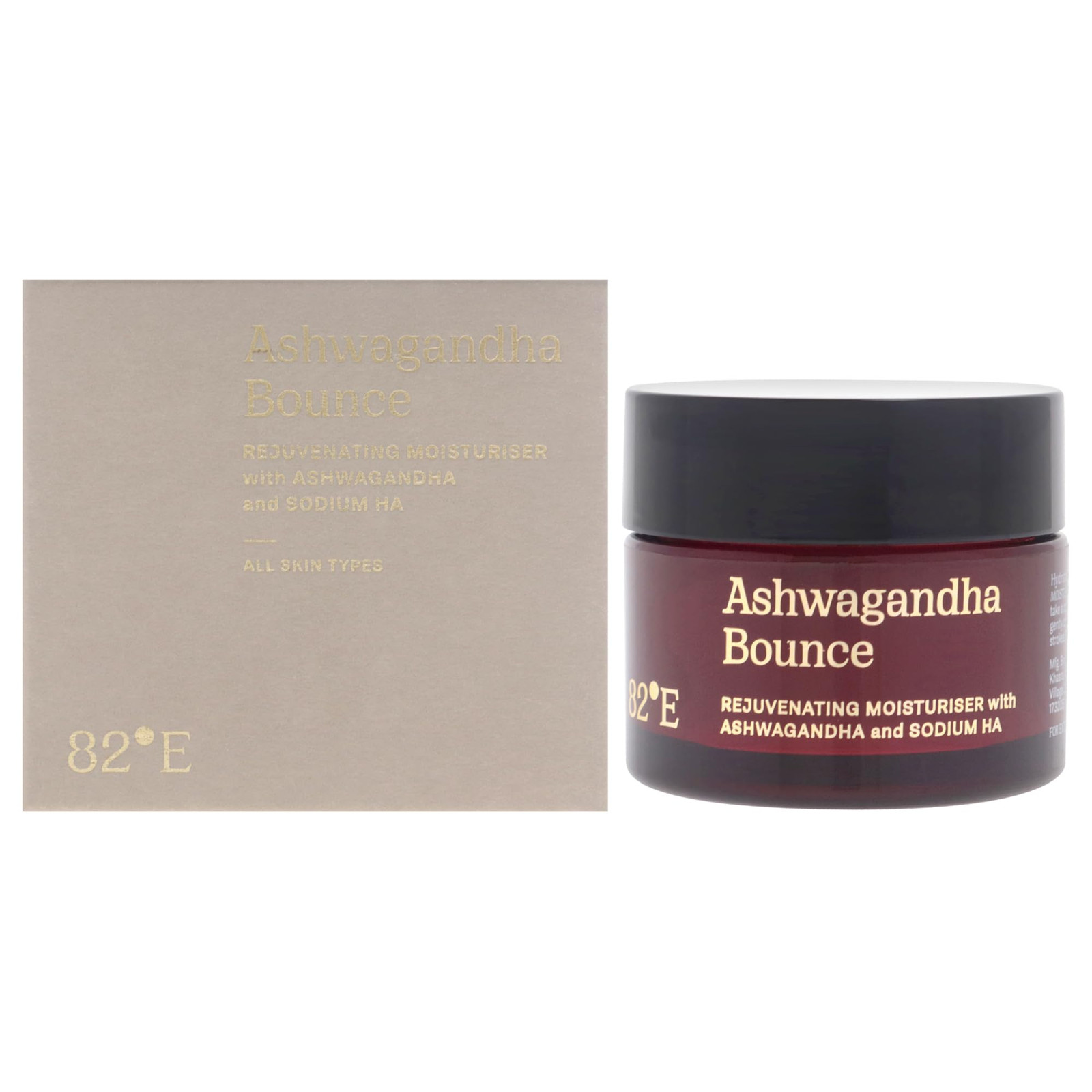 Ashwagandha Bounce Rejuvenating Moisturiser Mini for Women - 0.5 oz Moisturizer