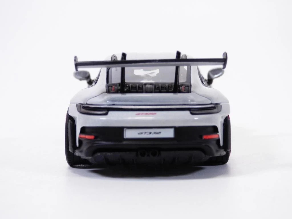 1/43 Porsche 911 992 GT3 RS 2023 Ice Grey Diecast Model Car By