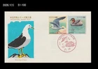 Bird,Wildlife,Nature,Waterside Birds,Japan 1991 FDC,Cover,Sea gull