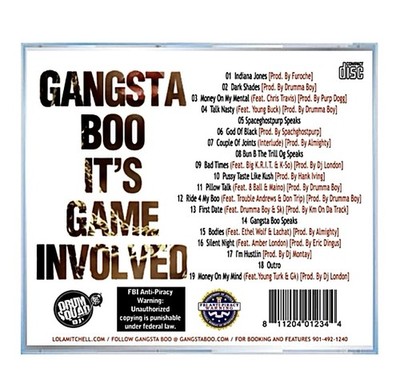 Gangsta Boo It's Game Involved Mixtape Cd | eBay